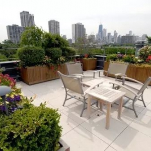 私家屋頂露臺(tái)花園景觀設(shè)計(jì)施工